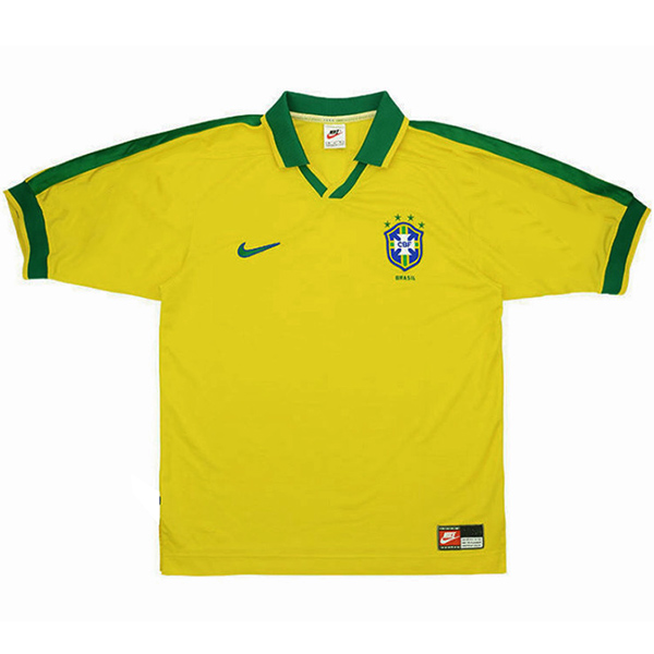 Brazil prima maglia da calcio da uomo prima maglia da calcio home retrò 1997